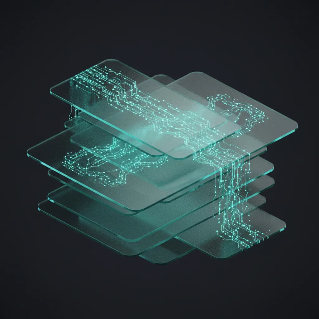 Camadas de dados conectadas